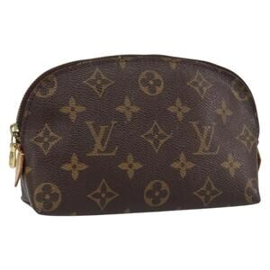 LOUIS VUITTON Monogram Pochette Cosmetic PM Pouch M43998 LV Auth BA8761
